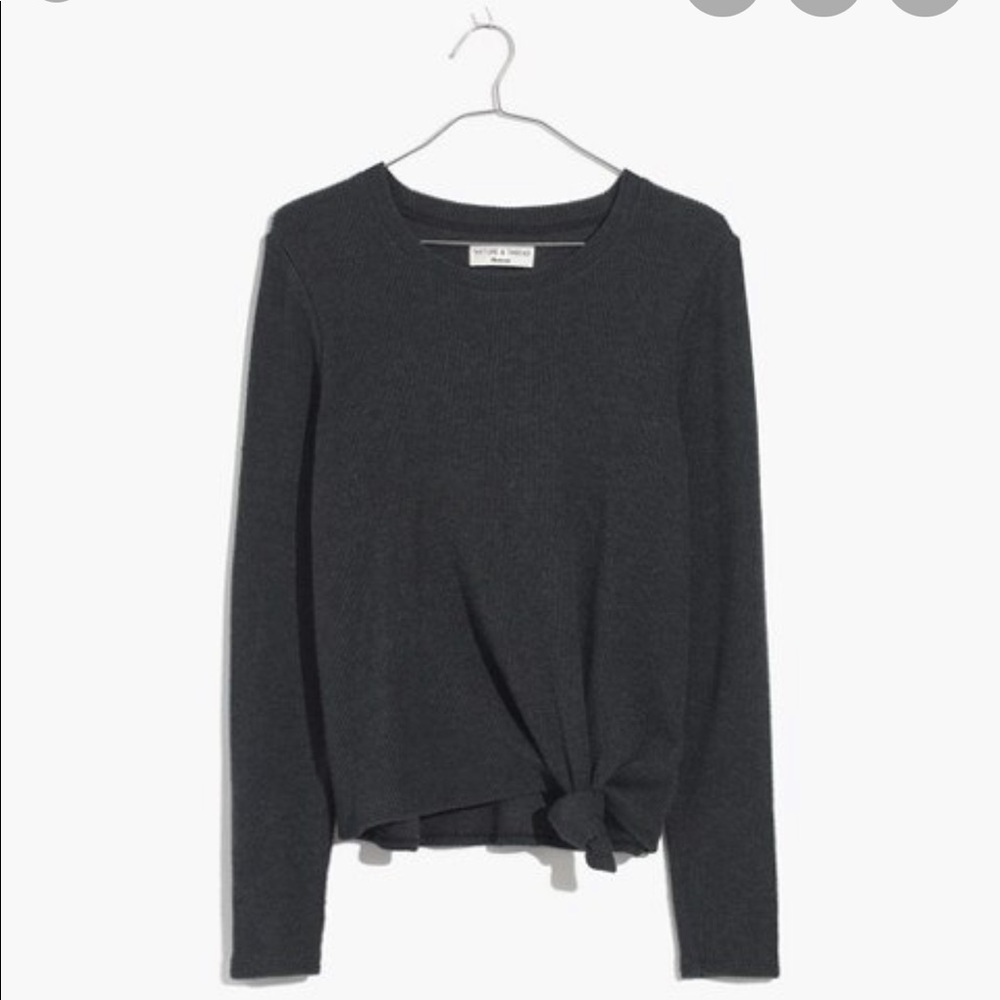 Rivet and Thread Knot Long Sleeve Top - Madewell